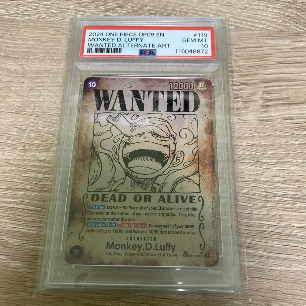 Monkey.D.Luffy (Parallel) [Emperors in the New World] PSA 10 (116048867) Graded Card
