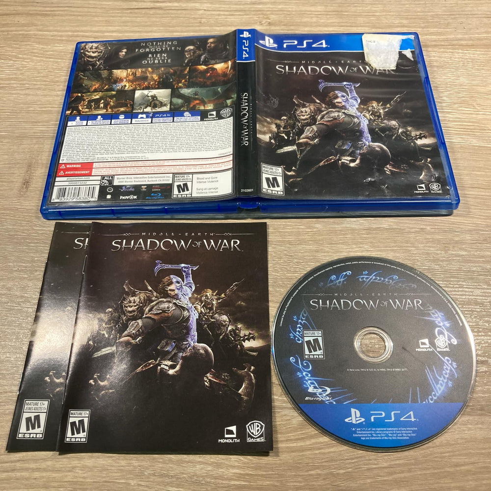 Middle Earth: Shadow of War Playstation 4