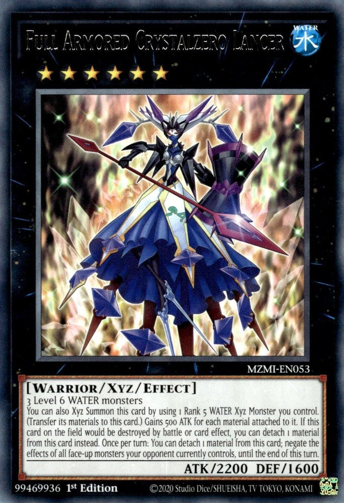 Full Armored Crystalzero Lancer [MZMI-EN053] Rare