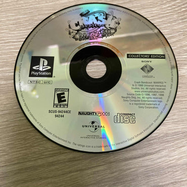 Crash Bandicoot Warped Playstation