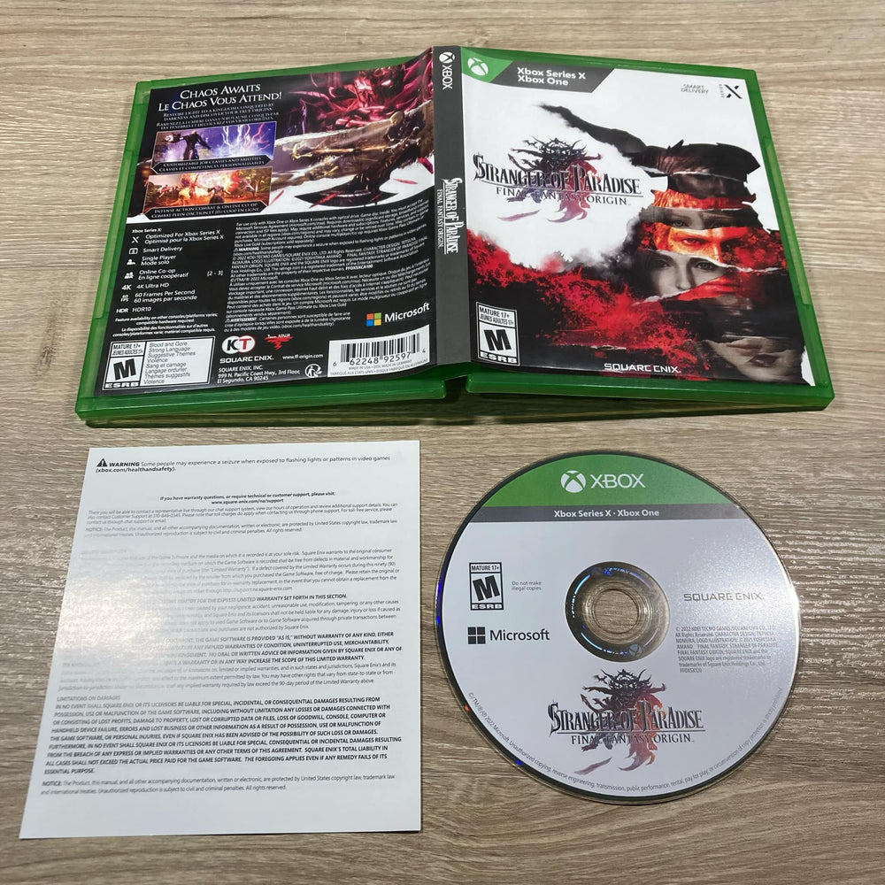 Stranger of Paradise Final Fantasy Origin Xbox Series X
