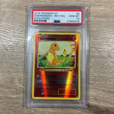 Charmander (9/108) [XY: Evolutions] PSA 10 (27969378) Graded Card