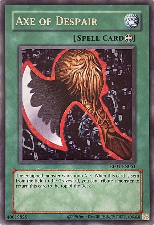 Axe of Despair [RP01-EN051] Rare