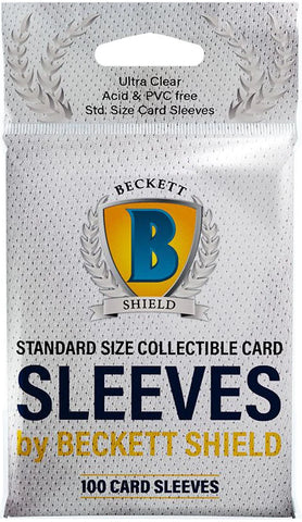 BECKETT SHIELD - SOFT SLEEVES - 100CT CLEAR