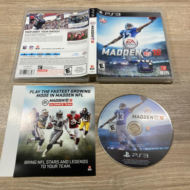 Madden NFL 16 Playstation 3