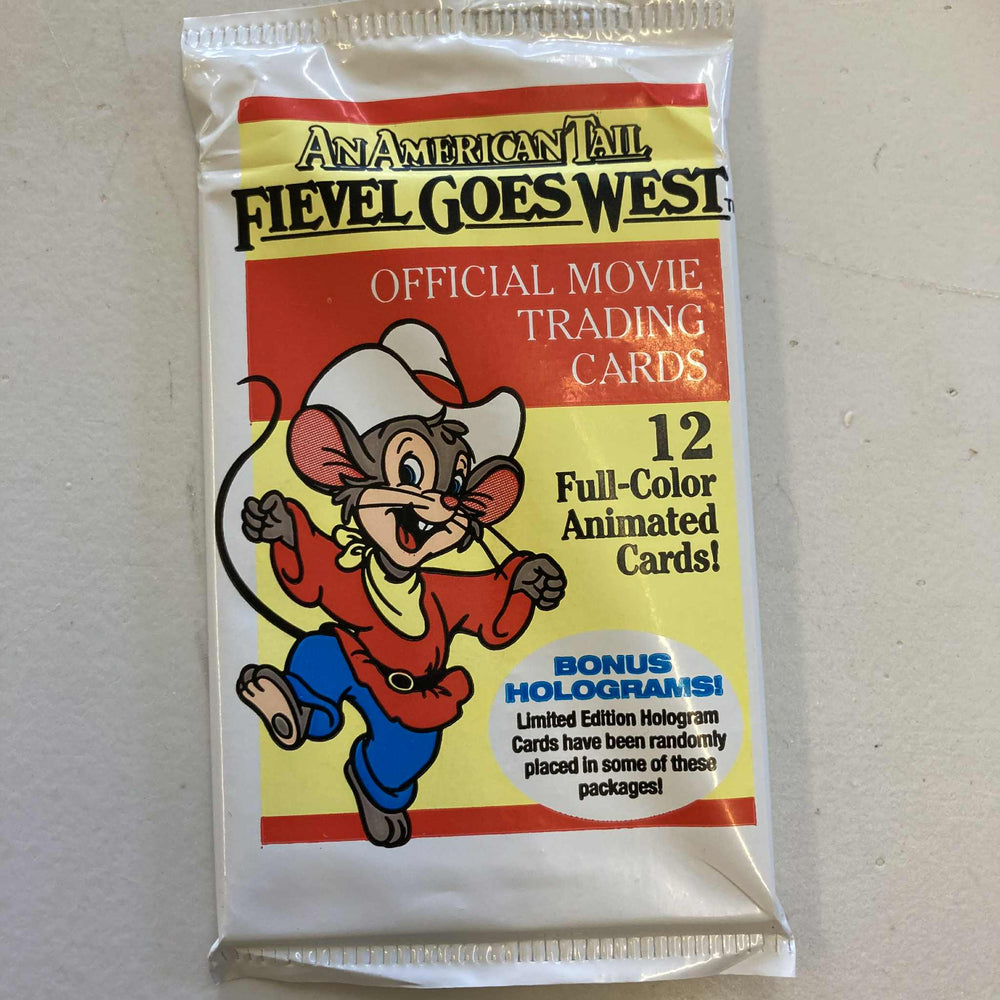 An American Tail- Fievel Goes West - Official Movie Trading Cards Pack