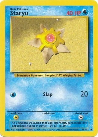 Staryu (65/102) [Base Set Unlimited]