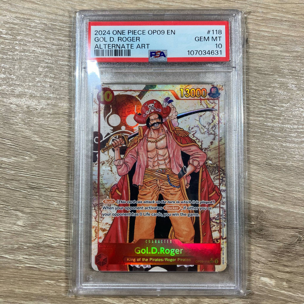 Gol.D.Roger (Alternate Art) [Emperors in the New World] PSA 10 (107034631) Graded Card