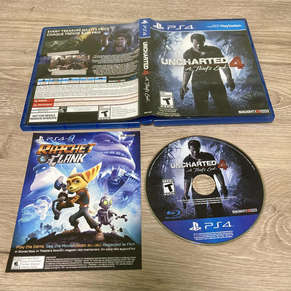 Uncharted 4 A Thief's End Playstation 4