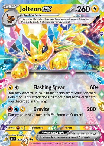 Image for Jolteon ex (030/131) (PRE) - Pokemon
