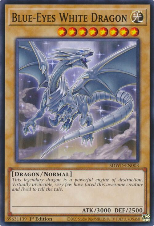 Blue-Eyes White Dragon [SDWD-EN003] Common