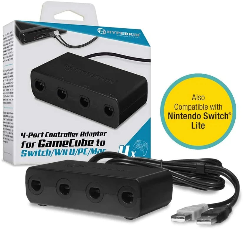 GAMECUBECONTROLLER PORT ADAPTER (WIIU,NSW,PC,MAC)