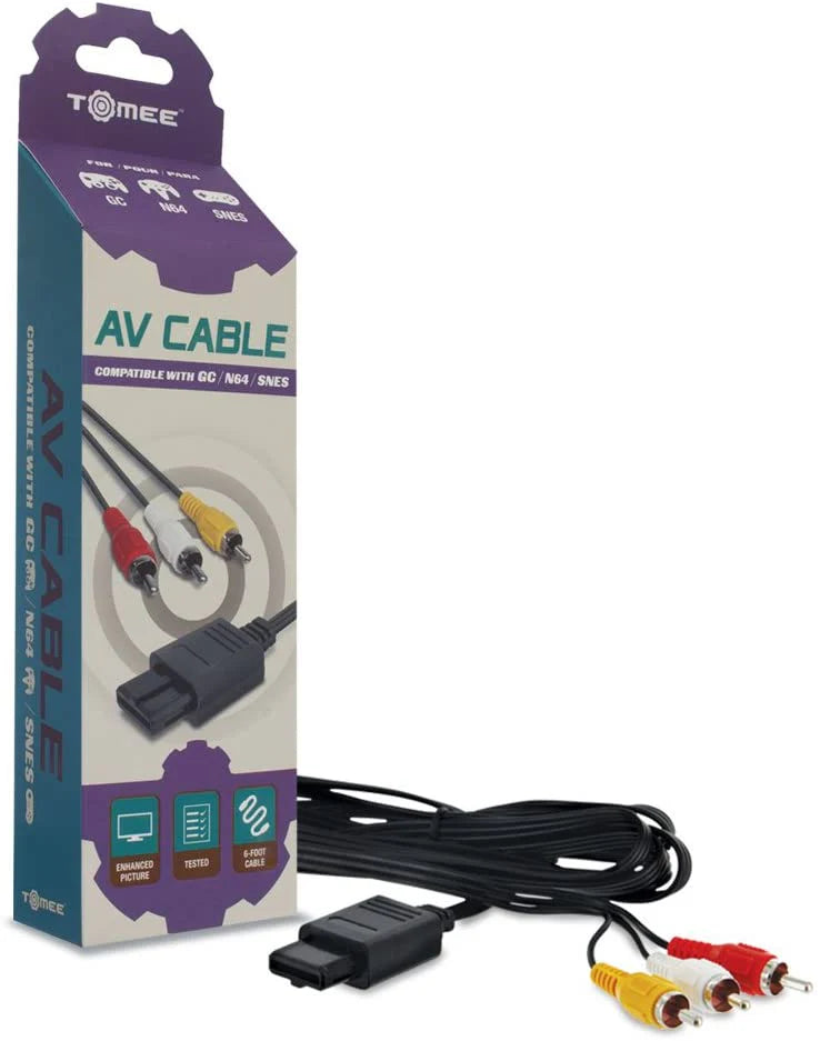 UNIV - Snes/N64/Gamecube Tomee A/V Cable (M03901)