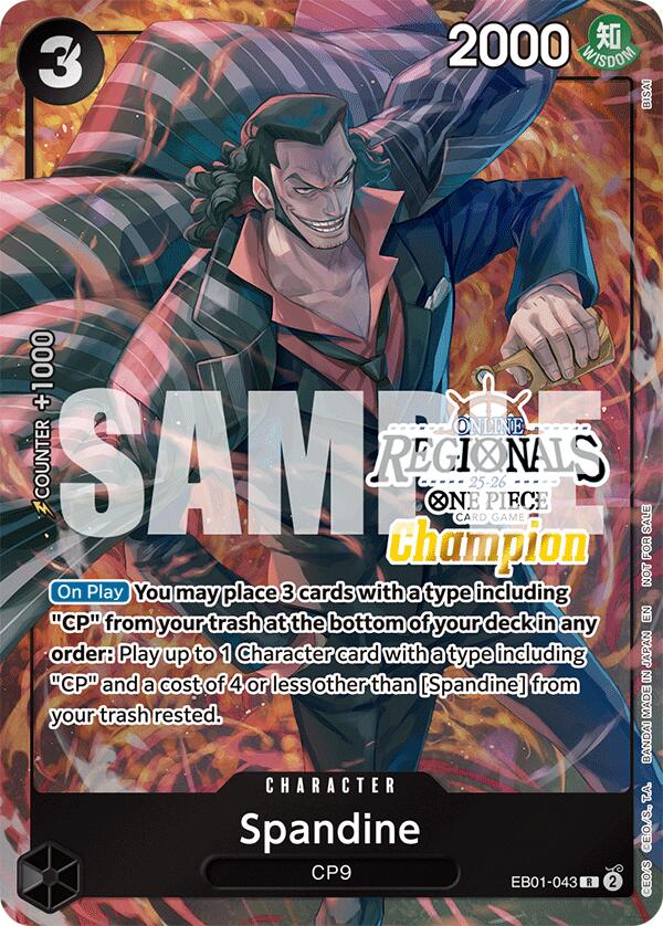 Spandine (Online Regional Champion Card Set 2025 Vol.1) [One Piece Promotion Cards]