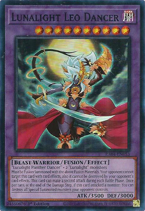 Lunalight Leo Dancer [RA04-EN053] Super Rare