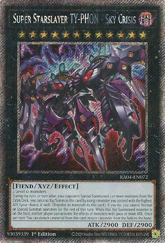 Super Starslayer TY-PHON - Sky Crisis [RA04-EN072] Platinum Secret Rare