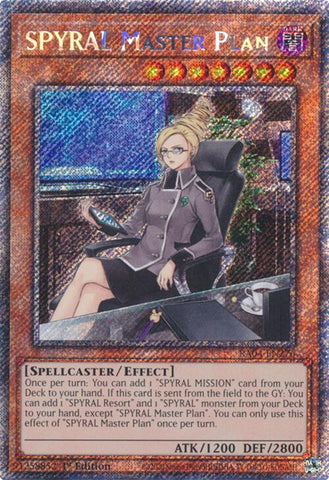 SPYRAL Master Plan [RA04-EN276] Platinum Secret Rare