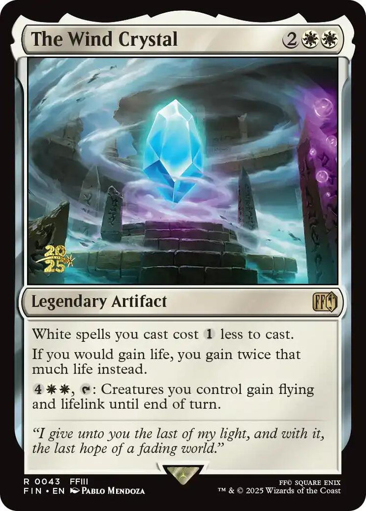 The Wind Crystal [FINAL FANTASY Prerelease Promo]