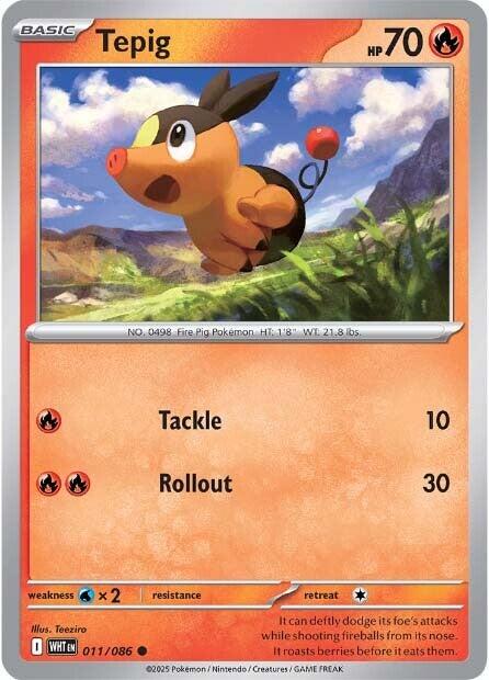 Tepig (011/086) [Scarlet & Violet: White Flare]