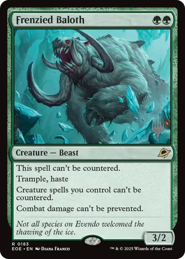 Frenzied Baloth (Promo Pack) [Edge of Eternities Promo Pack]