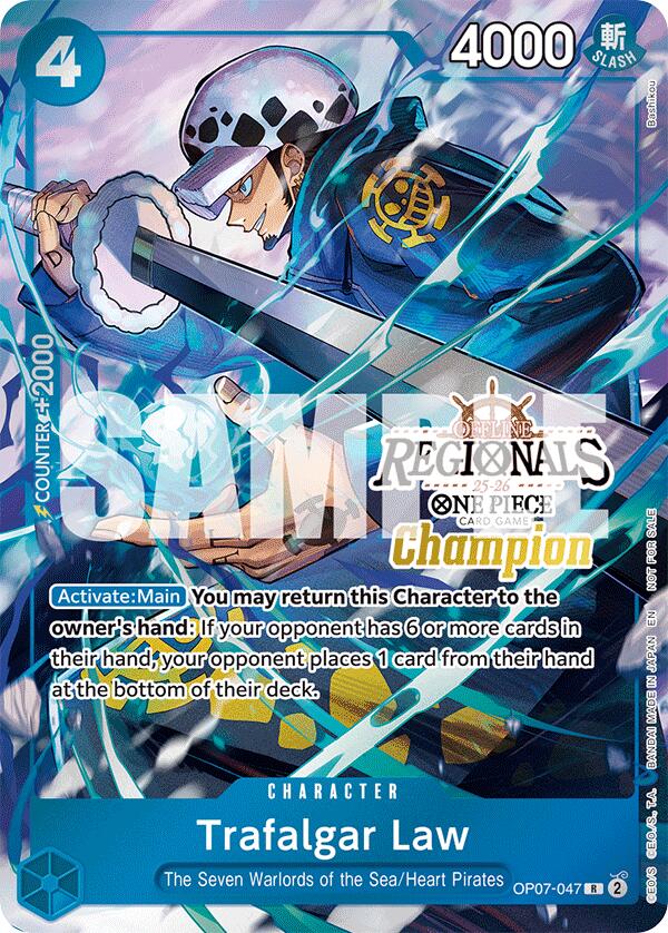Trafalgar Law (Offline Regional Champion Card Set 2025 Vol.2) [One Piece Promotion Cards]