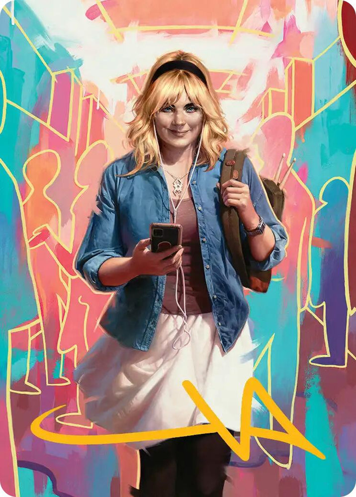 Gwen Stacy Art Card (Gold-Stamped Signature) (13/54) [Marvel's Spider-Man Art Series]
