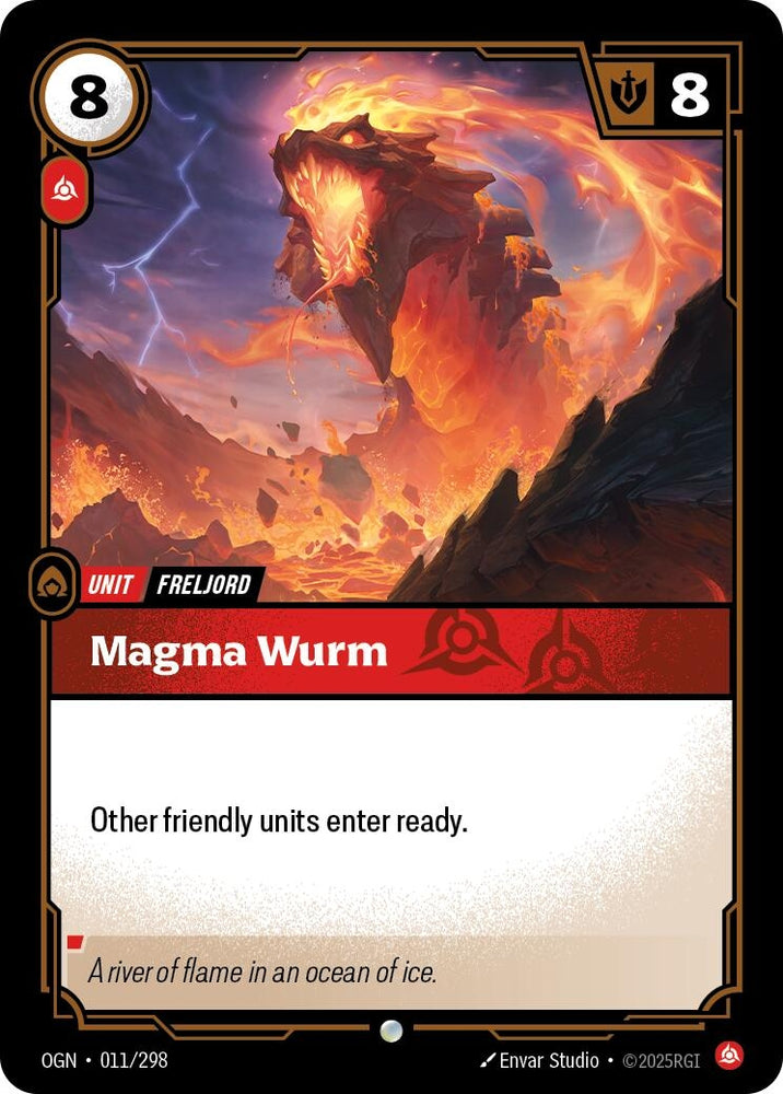 Image for Magma Wurm (011/298) (OGN) - Riftbound: League of Legends Trading Card Game