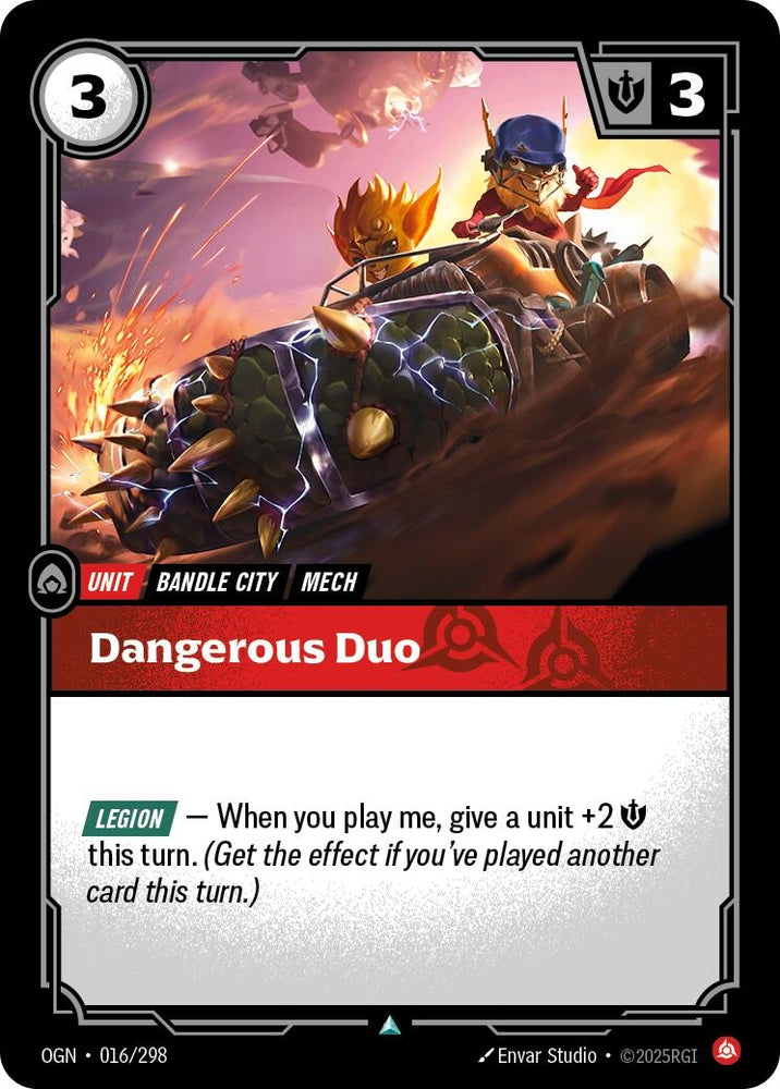 Image for Dangerous Duo (016/298) (OGN) - Riftbound: League of Legends Trading Card Game