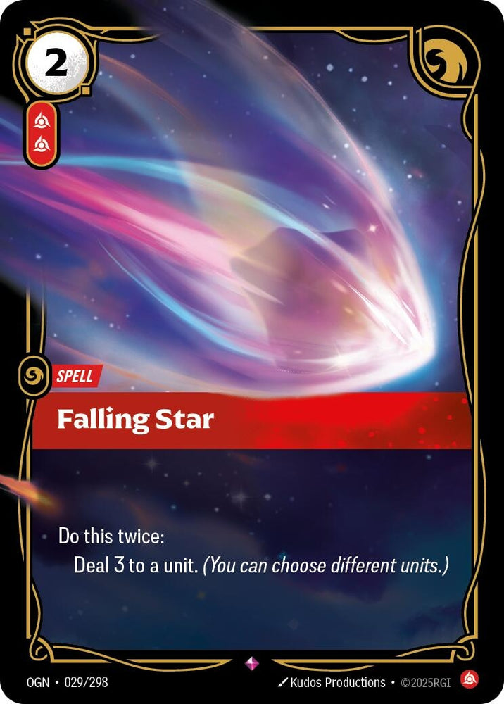 Image for Falling Star (029/298) (OGN) - Riftbound: League of Legends Trading Card Game