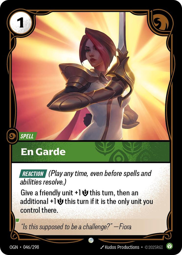 Image for En Garde (046/298) (OGN) - Riftbound: League of Legends Trading Card Game
