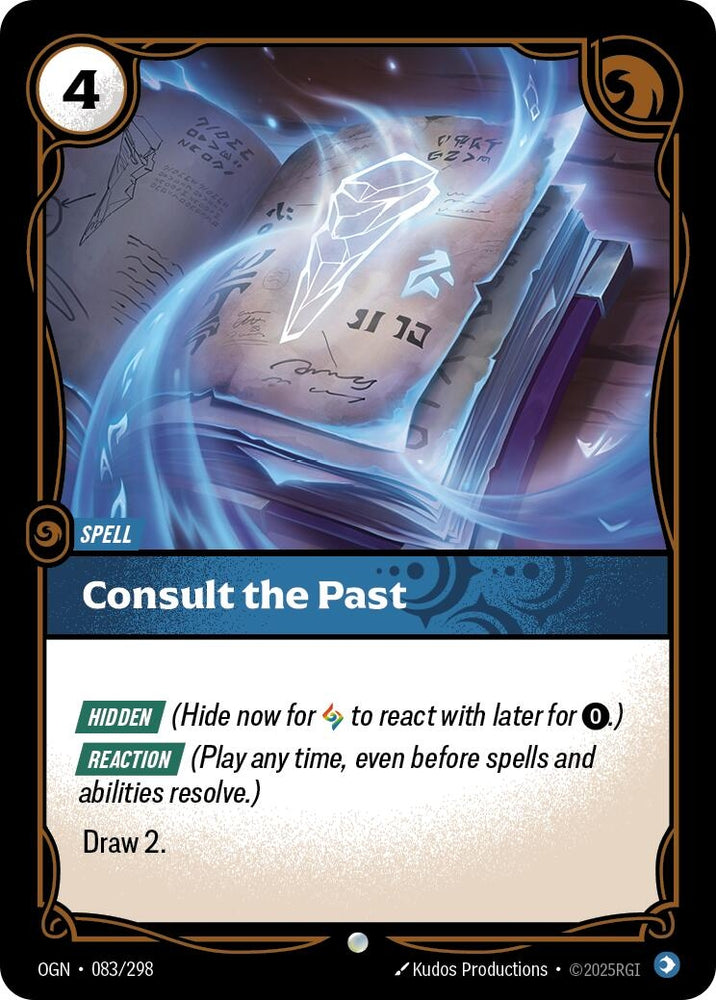 Image for Consult the Past (083/298) (OGN) - Riftbound: League of Legends Trading Card Game
