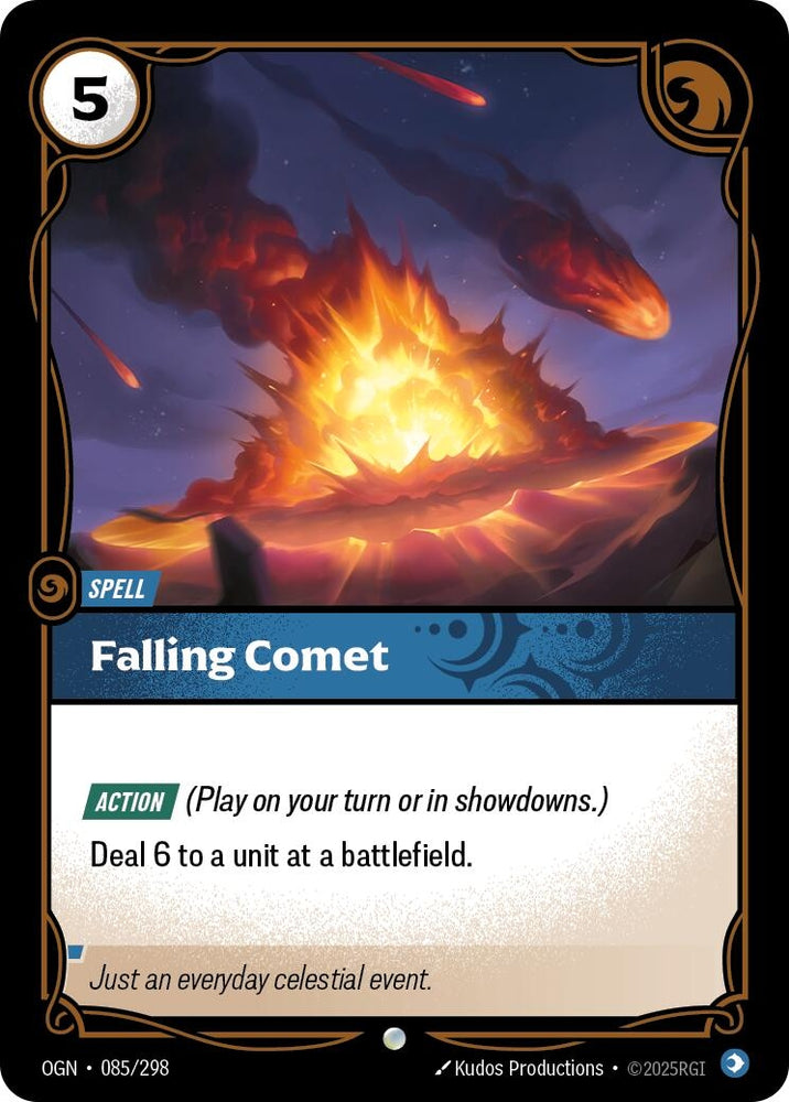 Image for Falling Comet (085/298) (OGN) - Riftbound: League of Legends Trading Card Game