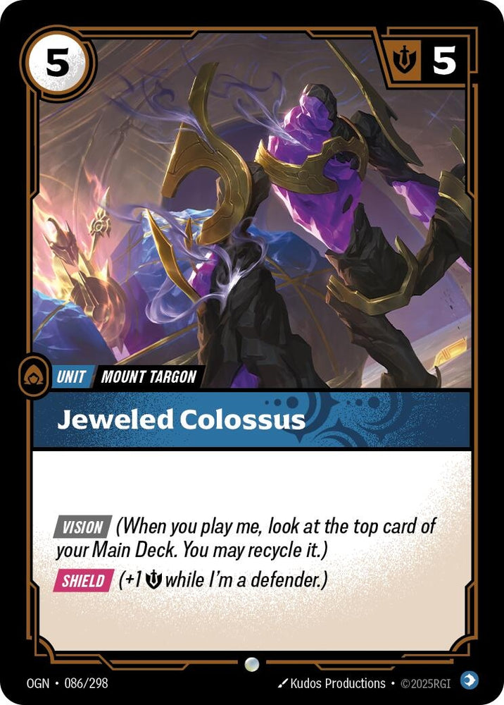 Image for Jeweled Colossus (086/298) (OGN) - Riftbound: League of Legends Trading Card Game