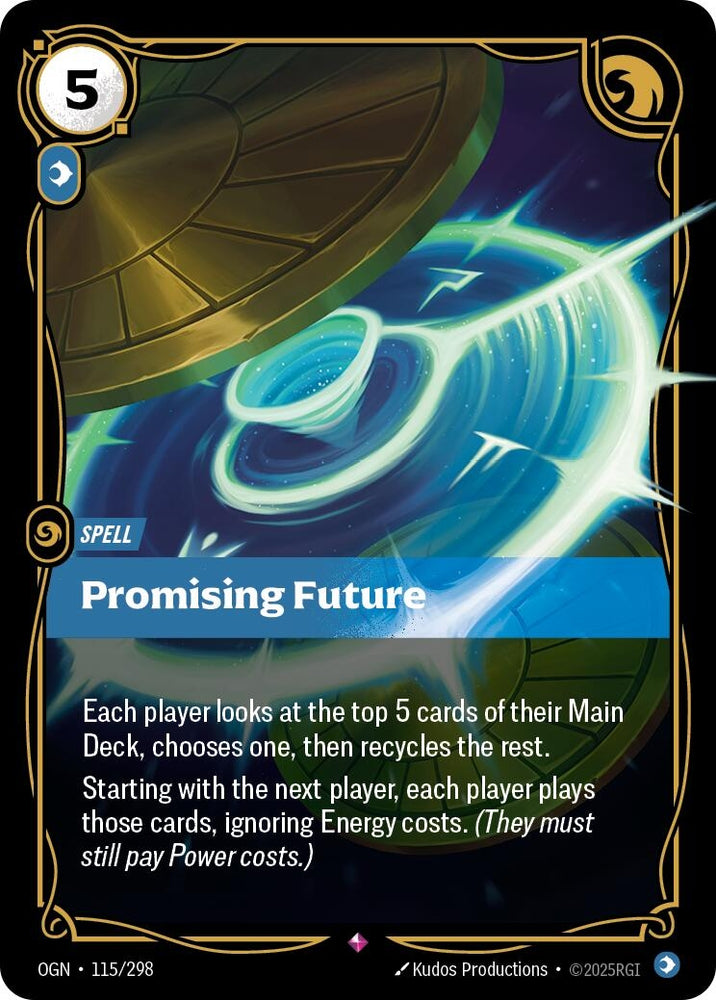 Image for Promising Future (115/298) (OGN) - Riftbound: League of Legends Trading Card Game