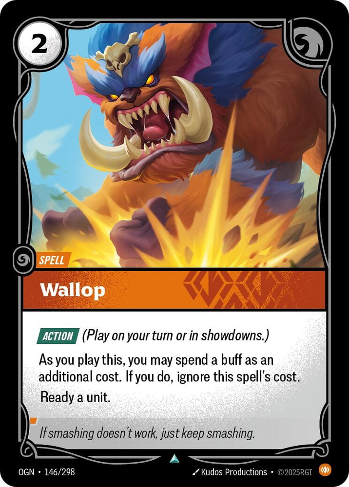 Image for Wallop (146/298) (OGN) - Riftbound: League of Legends Trading Card Game