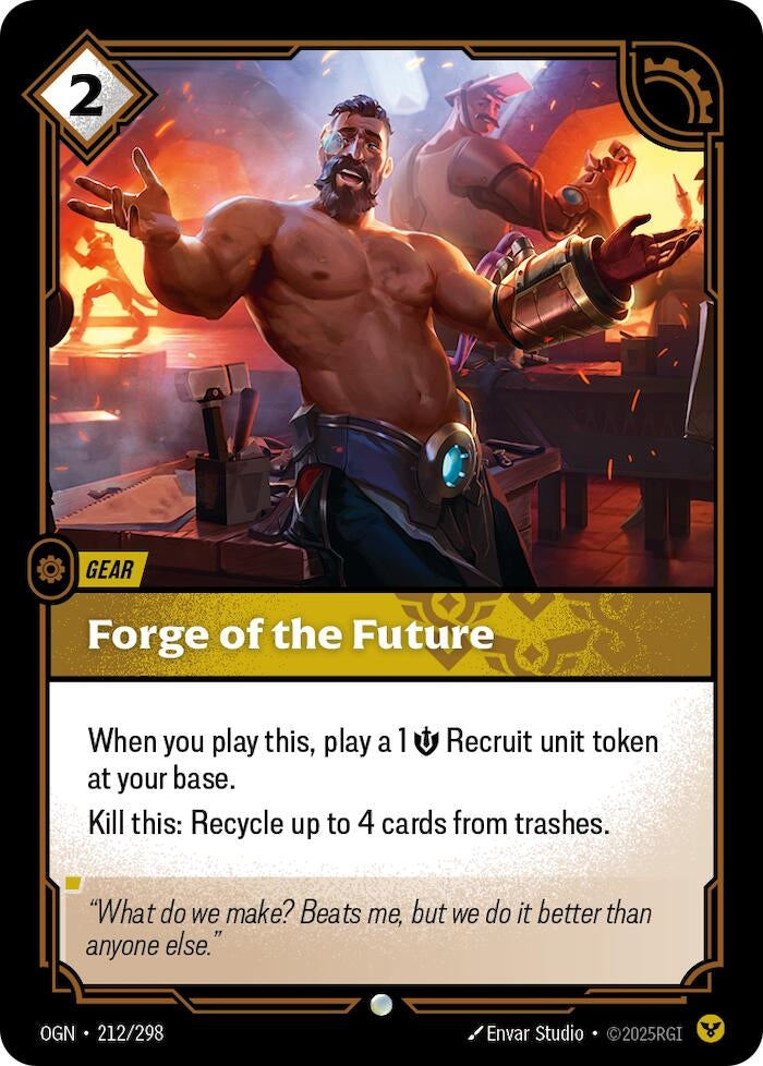 Image for Forge of the Future (212/298) (OGN) - Riftbound: League of Legends Trading Card Game