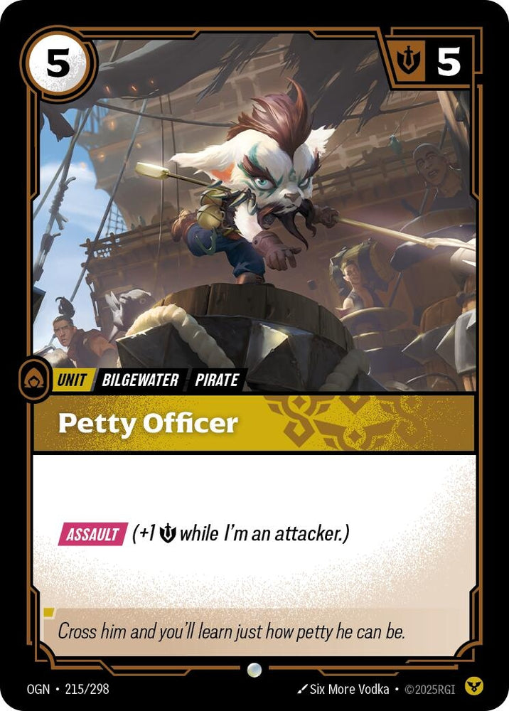 Image for Petty Officer (215/298) (OGN) - Riftbound: League of Legends Trading Card Game