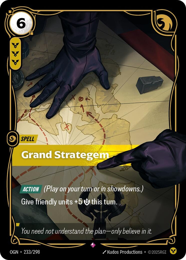 Image for Grand Strategem (233/298) (OGN) - Riftbound: League of Legends Trading Card Game