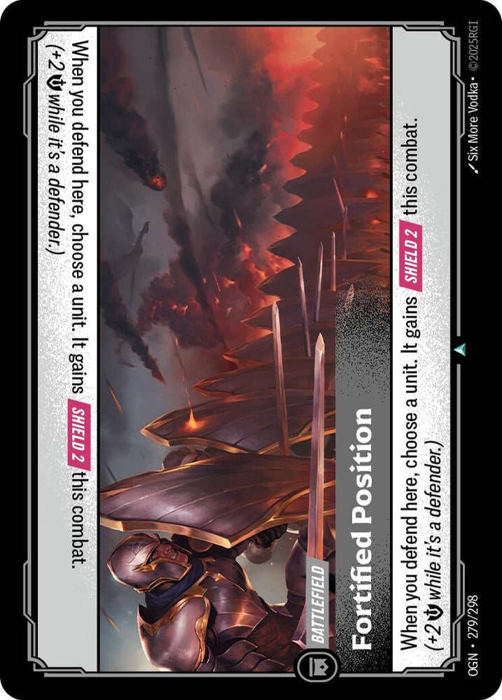 Image for Fortified Position (279/298) (OGN) - Riftbound: League of Legends Trading Card Game
