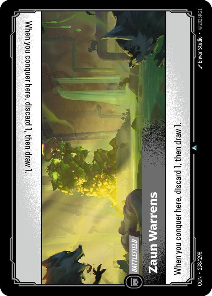 Image for Zaun Warrens (298/298) (OGN) - Riftbound: League of Legends Trading Card Game