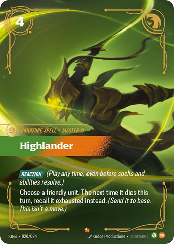 Highlander (020/024) (OGS)
