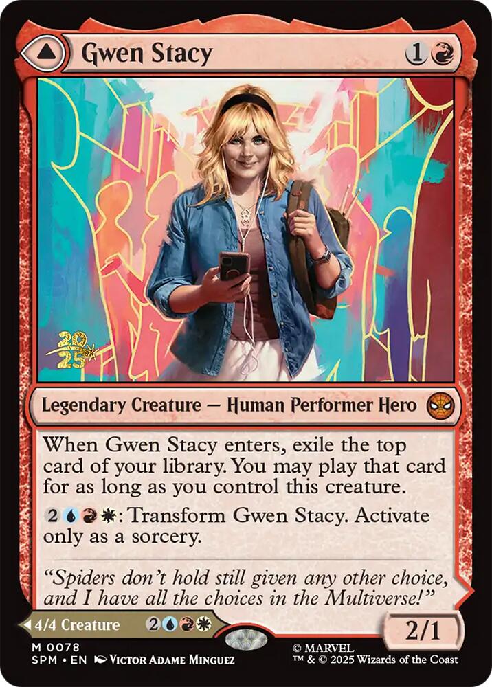 Gwen Stacy // Ghost-Spider [Marvel's Spider-Man Prerelease Promos]