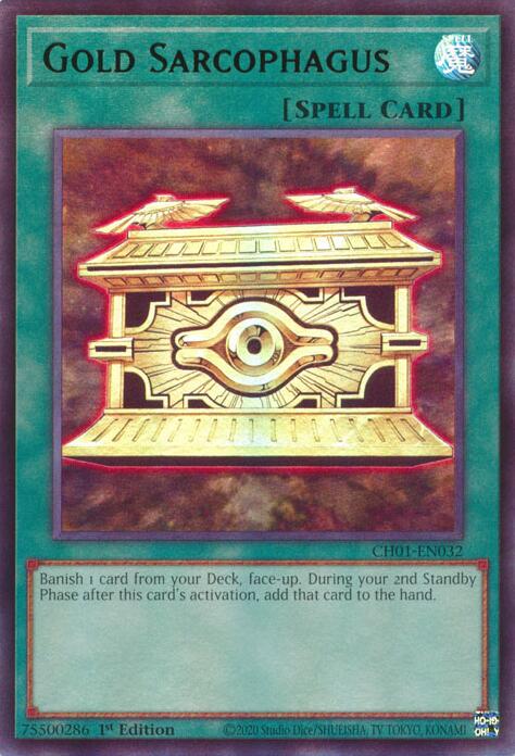 Gold Sarcophagus [CH01-EN032] Ultra Rare