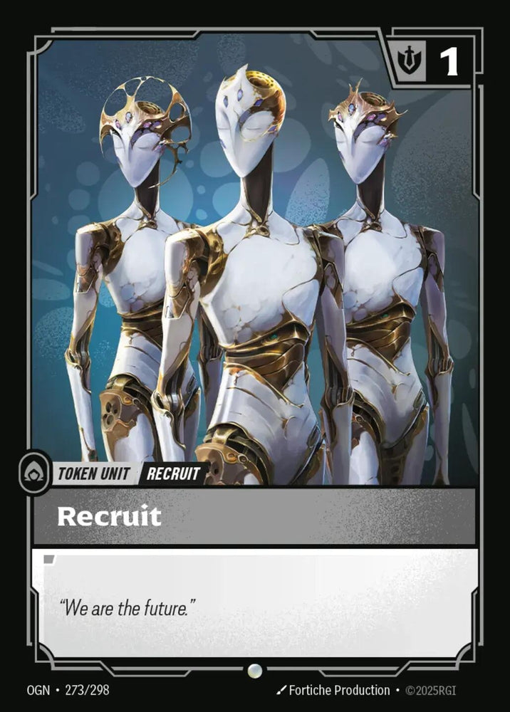 Image for Recruit (273) // Buff (273/298) (OGN) - Riftbound: League of Legends Trading Card Game
