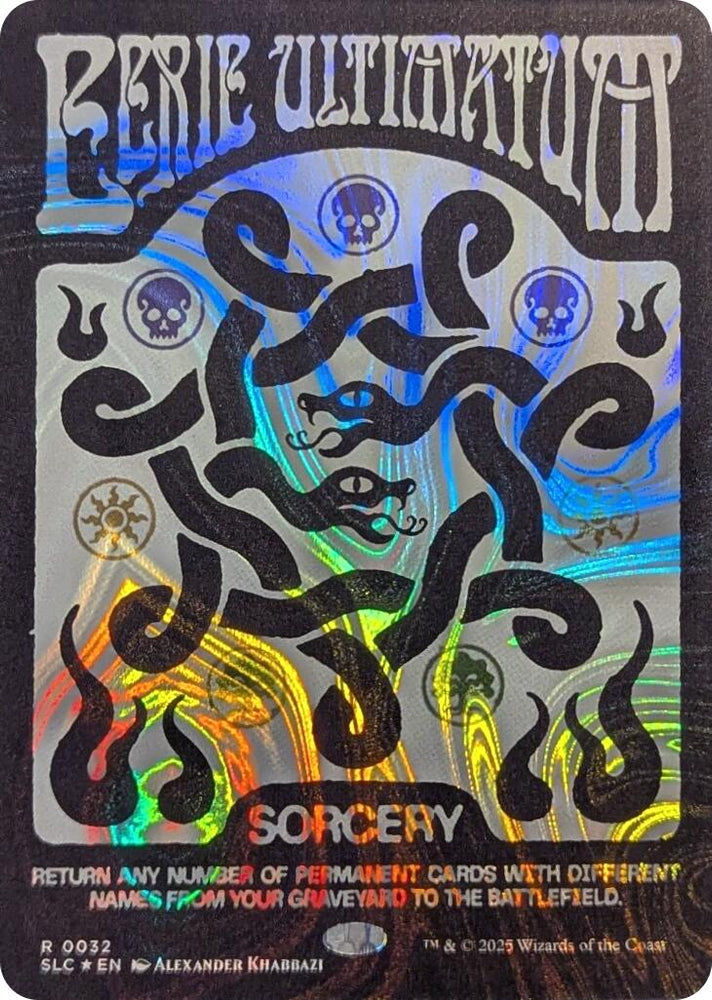 Eerie Ultimatum (Halo Foil) [Secret Lair Countdown Kit]