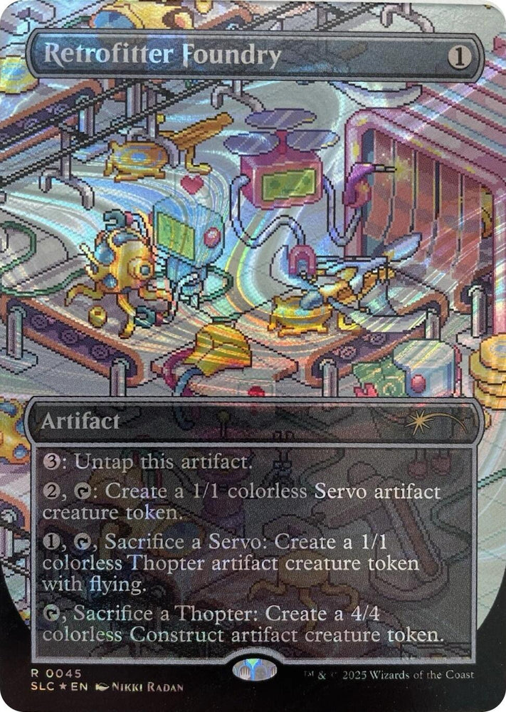 Retrofitter Foundry (Halo Foil) [Secret Lair Countdown Kit]
