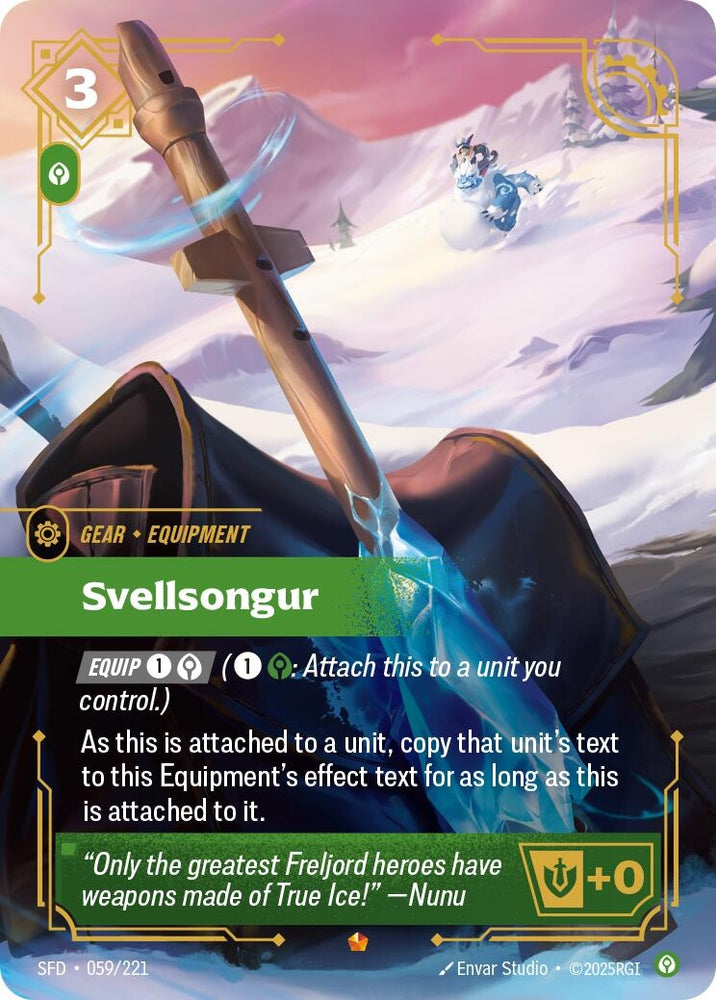 Image for Svellsongur (059/221) (SPF) - Riftbound: League of Legends Trading Card Game