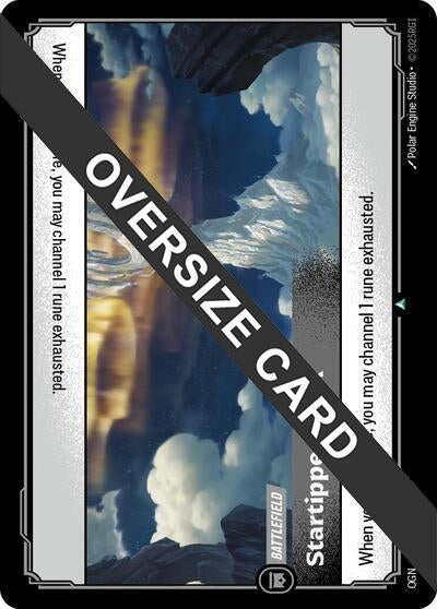 Image for Startipped Peak (Oversized) (288/298) (OGS:PG) - Riftbound: League of Legends Trading Card Game