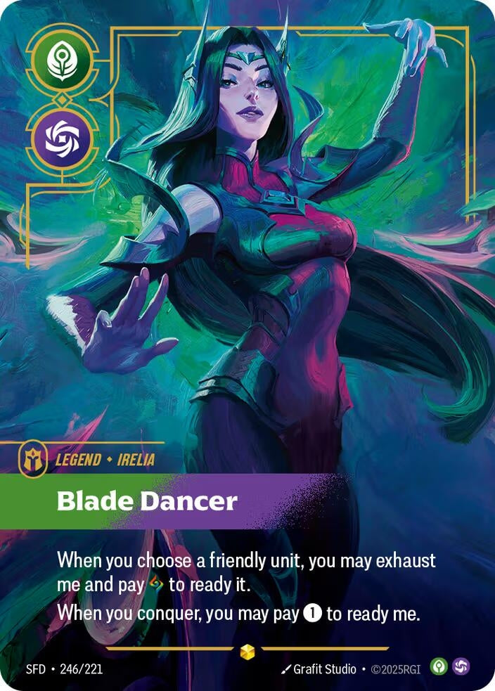 Image for Irelia - Blade Dancer (Overnumbered) (246/221) (SPF) - Riftbound: League of Legends Trading Card Game