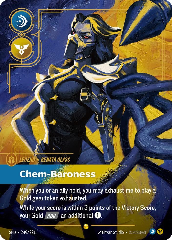 Image for Renata Glasc - Chem-Baroness (Overnumbered) (249/221) - Riftbound: League of Legends Trading Card Game